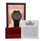 To My Groomsman | I Couldn't Imagine My Wedding Day Without You | Wooden Watch
