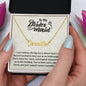To My Bridesmaid | I Can't Believe The Big Day Is Almost Here | Custom Name Necklace
