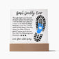 Daddy | I Love You Daddy | Square Acrylic Plaque