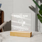 Bonus Dad | Happy Father's Day | Acrylic Square Plaque