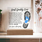 Daddy | I Love You Daddy | Square Acrylic Plaque
