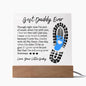 Daddy | I Love You Daddy | Square Acrylic Plaque