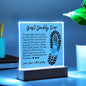 Daddy | I Love You Daddy | Square Acrylic Plaque