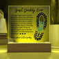 Daddy | I Love You Daddy | Square Acrylic Plaque