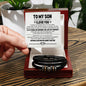 To My Son | Never Forget | Love You Forever Bracelet