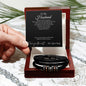 To My Husband | I Love You The Most - Men's "Love You Forever" Bracelet