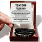 To My Son | Never Forget | Love You Forever Bracelet