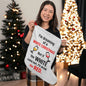 I'm Dreaming Of A White Christmas | Giant Holiday Stocking