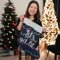 Let's Get Lit | Giant Holiday Stocking