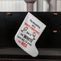 I'm Dreaming Of A White Christmas | Giant Holiday Stocking
