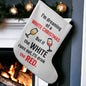 I'm Dreaming Of A White Christmas | Giant Holiday Stocking