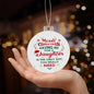 Merry Christmas Having Me For A Daughter | Acrylic Ornament