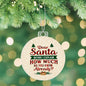 Dear Santa Before I Explain | Acrylic Ornament