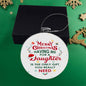 Merry Christmas Having Me For A Daughter | Acrylic Ornament