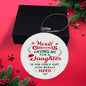 Merry Christmas Having Me For A Daughter | Acrylic Ornament