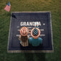 Grandpa We Love You | Heirloom Photo Woven Blanket (Portrait)