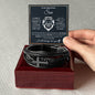 To My Son | Carry You In My Heart | Cross Bracelet