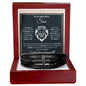 To My Son | Carry You In My Heart | Cross Bracelet