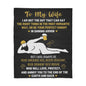 To My Wife | Not That Guy | Jersey Fleece Blanket 50" x 60"