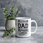 Proud Dad of A Freaking Awesome Daughter | White Ceramic Mug
