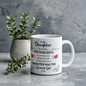 To My Daughter | Greatest Gift Of All | White Ceramic Mug