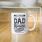 Proud Dad of A Freaking Awesome Daughter | White Ceramic Mug