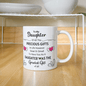 To My Daughter | Greatest Gift Of All | White Ceramic Mug