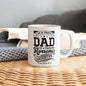 Proud Dad of A Freaking Awesome Daughter | White Ceramic Mug