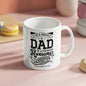 Proud Dad of A Freaking Awesome Daughter | White Ceramic Mug