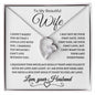 To My Beautiful Wife | Your Last Everything | Forever Love Necklace