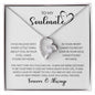 To My Soulmate | I Will Love You Until The End - Forever Love Necklace