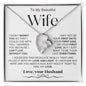 To My Beautiful Wife | I May Not Be Your First Date | Forever Love Necklace