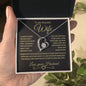 To My Beautiful Wife | Forever Love Necklace