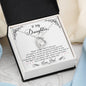 To My Daughter | I Am Always Right There In Your Heart | Forever Love Necklace