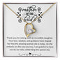 Mother of The Bride | Thank You For Raising Such An Incredible Daughter | Forever Love Necklace