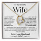 To My Beautiful Wife | I May Not Be Your First Date | Forever Love Necklace