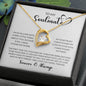 To My Soulmate | I Will Love You Until The End - Forever Love Necklace
