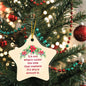 It's Not What's Under The Tree | High Gloss Star Ornament
