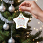 Dear Daddy | High Gloss Star Ornament