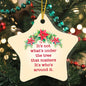 It's Not What's Under The Tree | High Gloss Star Ornament
