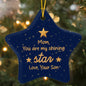 Mom Shining Star | High Gloss Star Ornament