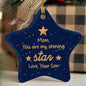 Mom Shining Star | High Gloss Star Ornament