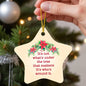 It's Not What's Under The Tree | High Gloss Star Ornament