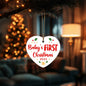 Baby's First Christmas 2024 | High Gloss Heart Ornament