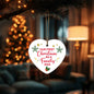 Our First Christmas As A Family 2024 | High Gloss Heart Ornament