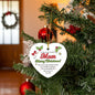The Most Wonderful Mom | Merry Christmas | High Gloss Heart Ornament