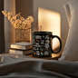 Daily Reminders Mug | Black Ceramic Mug
