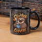 Need More Coffee | Black Ceramic Mug