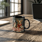 We Woof You A Merry Christmas | Black Ceramic Mug