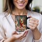 We Woof You A Merry Christmas | Black Ceramic Mug